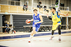 Basketball, bet-at-home Basketball Superliga 2019/20, Platzierungsrunde 3.Runde, SKN St. Pölten Basketball, Oberwart Gunners, Jonathan Knessl (12)