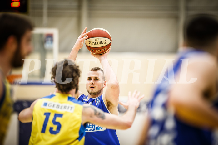 Basketball, bet-at-home Basketball Superliga 2019/20, Platzierungsrunde 3.Runde, SKN St. Pölten Basketball, Oberwart Gunners, Renato Poljak (16)