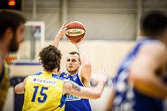 Basketball, bet-at-home Basketball Superliga 2019/20, Platzierungsrunde 3.Runde, SKN St. Pölten Basketball, Oberwart Gunners, Renato Poljak (16)