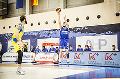 Basketball, bet-at-home Basketball Superliga 2019/20, Platzierungsrunde 3.Runde, SKN St. Pölten Basketball, Oberwart Gunners, Ignas Fiodorovas (5)