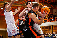 Basketball, win2day Basketball Superliga 2023/224, Grunddurchgang Runde 11, BBC Nord Dragonz, Fürstenfeld Panthers, Georg Wolf (7)