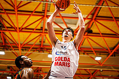 Basketball, win2day Basketball Superliga 2023/224, Grunddurchgang Runde 11, BBC Nord Dragonz, Fürstenfeld Panthers, Mario Spaleta (15)