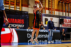Basketball, win2day Basketball Superliga 2023/224, Grunddurchgang Runde 11, BBC Nord Dragonz, Fürstenfeld Panthers, Nikica Nikolic (11)