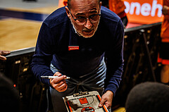 Basketball, win2day Basketball Superliga 2023/224, Grunddurchgang Runde 11, BBC Nord Dragonz, Fürstenfeld Panthers, Flavio Priulla (Head Coach)