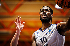 Basketball, win2day Basketball Superliga 2023/224, Grunddurchgang Runde 11, BBC Nord Dragonz, Fürstenfeld Panthers, Austen Awosika (10)