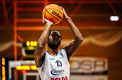 Basketball, win2day Basketball Superliga 2023/224, Grunddurchgang Runde 11, BBC Nord Dragonz, Fürstenfeld Panthers, Austen Awosika (10)