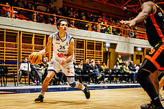 Basketball, win2day Basketball Superliga 2023/224, Grunddurchgang Runde 11, BBC Nord Dragonz, Fürstenfeld Panthers, Lukas Hahn (25)