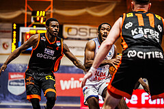 Basketball, win2day Basketball Superliga 2023/224, Grunddurchgang Runde 11, BBC Nord Dragonz, Fürstenfeld Panthers, Austen Awosika (10)
