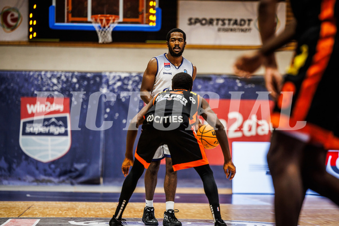 Basketball, win2day Basketball Superliga 2023/224, Grunddurchgang Runde 11, BBC Nord Dragonz, Fürstenfeld Panthers, Austen Awosika (10)