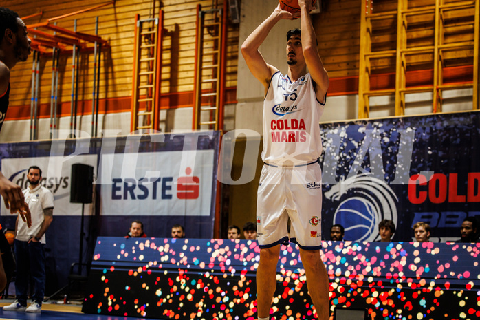 Basketball, win2day Basketball Superliga 2023/224, Grunddurchgang Runde 11, BBC Nord Dragonz, Fürstenfeld Panthers, Mario Spaleta (15)