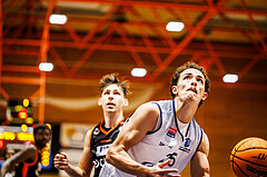 Basketball, win2day Basketball Superliga 2023/224, Grunddurchgang Runde 11, BBC Nord Dragonz, Fürstenfeld Panthers, Lukas Hahn (25)