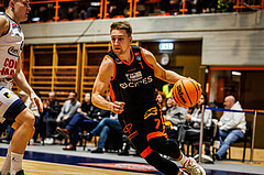 Basketball, win2day Basketball Superliga 2023/224, Grunddurchgang Runde 11, BBC Nord Dragonz, Fürstenfeld Panthers, Georg Wolf (7)