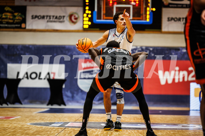 Basketball, win2day Basketball Superliga 2023/224, Grunddurchgang Runde 11, BBC Nord Dragonz, Fürstenfeld Panthers, Lukas Hahn (25)