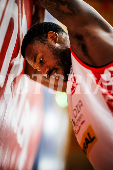 Basketball, Win2Day Superliga 2024/25, Grunddurchgang 4.Runde, Traiskirchen Lions, St. Pölten, Delvon Johnson (5)