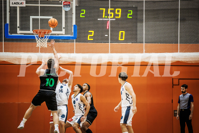 Basketball, Basketball Zweite Liga 2024/25, Grunddurchgang 4.Runde, Vienna Timberwolves, UDW Alligators, Daniel Schuch (10)
