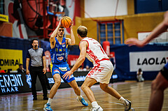 Basketball, Win2Day Superliga 2024/25, Grunddurchgang 4.Runde, Traiskirchen Lions, St. Pölten, Duje Putnik (11)