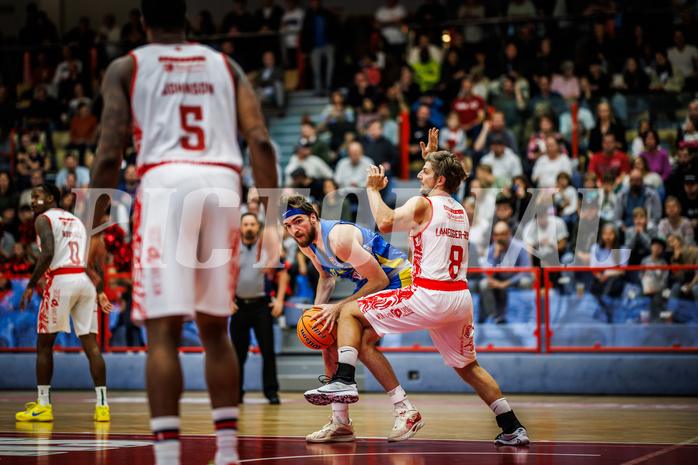Basketball, Win2Day Superliga 2024/25, Grunddurchgang 4.Runde, Traiskirchen Lions, St. Pölten, Andrew Sims (32)