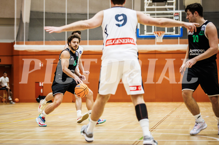 Basketball, Basketball Zweite Liga 2024/25, Grunddurchgang 4.Runde, Vienna Timberwolves, UDW Alligators, Ognjen Drljaca (6)