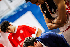Basketball, Win2Day Superliga 2024/25, Grunddurchgang 4.Runde, Traiskirchen Lions, St. Pölten, Benedikt Danek (Head Coach)