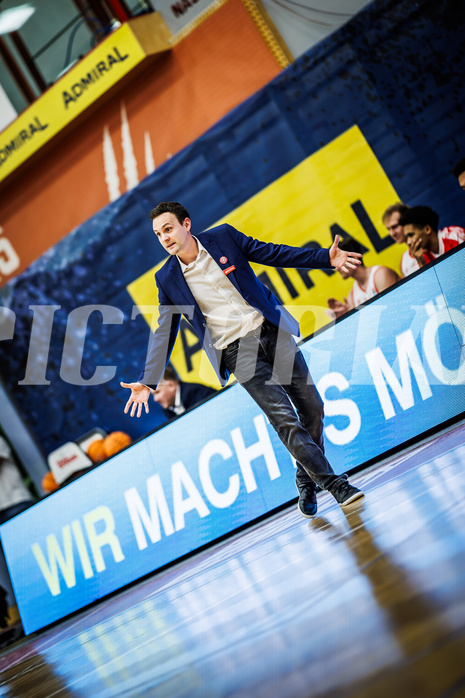 Basketball, Win2Day Superliga 2024/25, Grunddurchgang 4.Runde, Traiskirchen Lions, St. Pölten, Benedikt Danek (Head Coach)