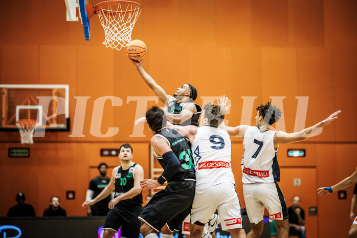 Basketball, Basketball Zweite Liga 2024/25, Grunddurchgang 4.Runde, Vienna Timberwolves, UDW Alligators, Steven Kaltenbrunner (8)