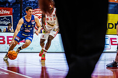 Basketball, Win2Day Superliga 2024/25, Grunddurchgang 4.Runde, Traiskirchen Lions, St. Pölten, Roman Jagsch (9)