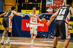 Basketball, win2day Basketball Superliga 2024/25, Playoff Viertelfinale 2. Spiel, Traiskirchen Lions, Klosterneuburg Dukes, Benedikt Güttl (7)