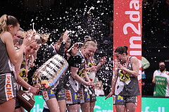 17.04.2025, Graz, Raiffeisen Sportpark, Basketball Damen Superliga 2024/25, Finale Spiel 3, UBI Graz vs. Klosterneuburg Duchess,  