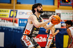 Basketball, win2day Basketball Superliga 2024/25, Playoff Viertelfinale 2. Spiel, Traiskirchen Lions, Klosterneuburg Dukes, Will Carius (24)