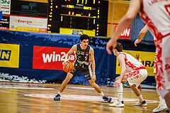 Basketball, win2day Basketball Superliga 2024/25, Playoff Viertelfinale 2. Spiel, Traiskirchen Lions, Klosterneuburg Dukes, Nico Zeleznik (5)