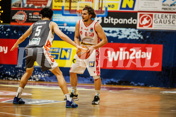 Basketball, win2day Basketball Superliga 2024/25, Playoff Viertelfinale 2. Spiel, Traiskirchen Lions, Klosterneuburg Dukes, Moritz Lanegger-Rest (8)