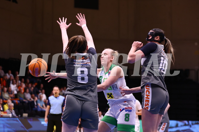 17.04.2025, Graz, Raiffeisen Sportpark, Basketball Damen Superliga 2024/25, Finale Spiel 3, UBI Graz vs. Klosterneuburg Duchess,  