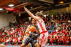 Basketball, win2day Basketball Superliga 2024/25, Playoff Viertelfinale 2. Spiel, Traiskirchen Lions, Klosterneuburg Dukes, Milos Vranes (26)#