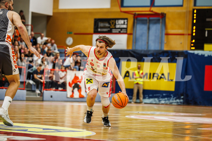 Basketball, win2day Basketball Superliga 2024/25, Playoff Viertelfinale 2. Spiel, Traiskirchen Lions, Klosterneuburg Dukes, Moritz Lanegger-Rest (8)