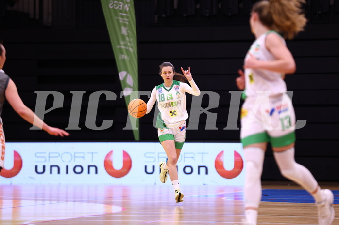 17.04.2025, Graz, Raiffeisen Sportpark, Basketball Damen Superliga 2024/25, Finale Spiel 3, UBI Graz vs. Klosterneuburg Duchess,  