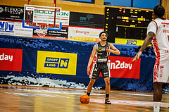 Basketball, win2day Basketball Superliga 2024/25, Playoff Viertelfinale 2. Spiel, Traiskirchen Lions, Klosterneuburg Dukes, Kyler Shon Jenkins (1)