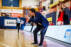Basketball, win2day Basketball Superliga 2024/25, Playoff Viertelfinale 2. Spiel, Traiskirchen Lions, Klosterneuburg Dukes, Benedikt Danek (Head Coach)