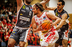 Basketball, win2day Basketball Superliga 2024/25, Playoff Viertelfinale 2. Spiel, Traiskirchen Lions, Klosterneuburg Dukes, Moritz Lanegger-Rest (8)