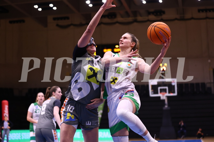 17.04.2025, Graz, Raiffeisen Sportpark, Basketball Damen Superliga 2024/25, Finale Spiel 3, UBI Graz vs. Klosterneuburg Duchess,  