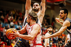 Basketball, win2day Basketball Superliga 2024/25, Playoff Viertelfinale 2. Spiel, Traiskirchen Lions, Klosterneuburg Dukes, Moritz Lanegger-Rest (8)