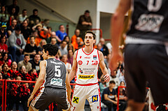 Basketball, win2day Basketball Superliga 2024/25, Playoff Viertelfinale 2. Spiel, Traiskirchen Lions, Klosterneuburg Dukes, Benedikt Güttl (7)