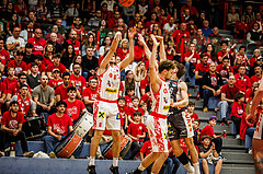 Basketball, win2day Basketball Superliga 2024/25, Playoff Viertelfinale 2. Spiel, Traiskirchen Lions, Klosterneuburg Dukes, Aleksej Kostic (6)