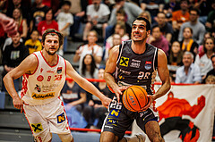 Basketball, win2day Basketball Superliga 2024/25, Playoff Viertelfinale 2. Spiel, Traiskirchen Lions, Klosterneuburg Dukes, Milos Vranes (26)