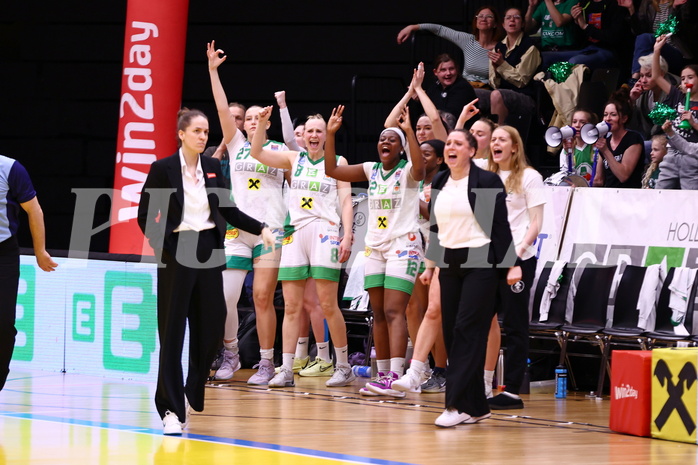 17.04.2025, Graz, Raiffeisen Sportpark, Basketball Damen Superliga 2024/25, Finale Spiel 3, UBI Graz vs. Klosterneuburg Duchess,  