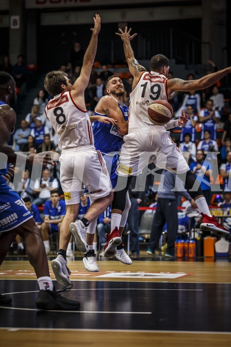 Basketball, ABL 2018/19, Playoff VF Spiel 3, Oberwart Gunners, BC Vienna, Hayden Thomas Lescault (11)