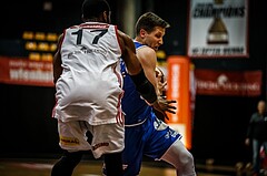 Basketball, ABL 2018/19, Playoff VF Spiel 3, BC Vienna, Oberwart Gunners, Andrius Mikutis (5)