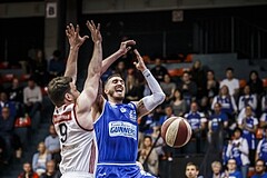 Basketball, ABL 2018/19, Playoff VF Spiel 3, Oberwart Gunners, BC Vienna, Hayden Thomas Lescault (11)