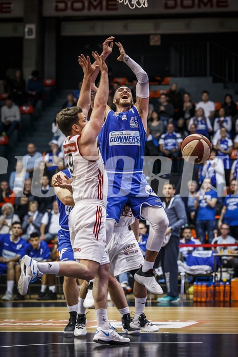 Basketball, ABL 2018/19, Playoff VF Spiel 3, Oberwart Gunners, BC Vienna, Hayden Thomas Lescault (11)