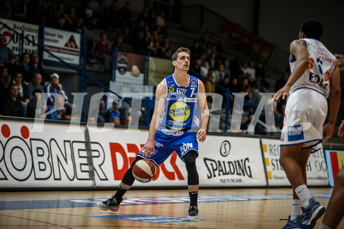 Basketball, Admiral Basketball Superliga 2019/20, Platzierungsrunde 3. Runde, Oberwart Gunners, Gmunden Swans, Benedikt Güttl (7)