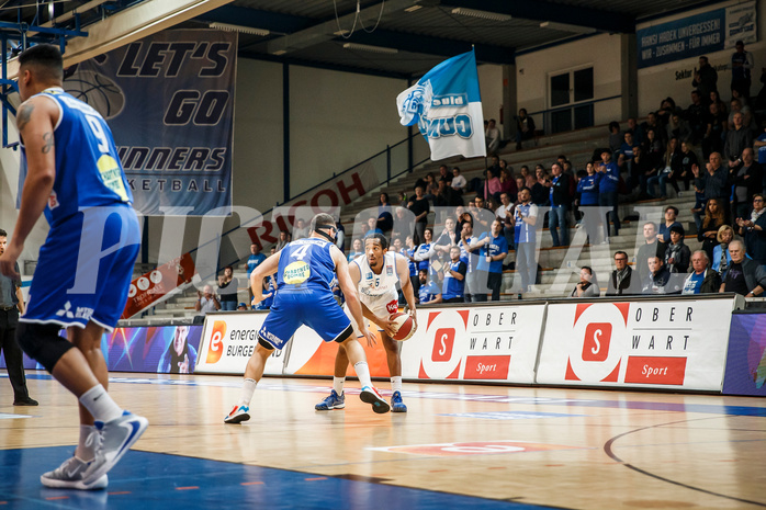 Basketball, Admiral Basketball Superliga 2019/20, Platzierungsrunde 3.Runde, Oberwart Gunners, Gmunden Swans, Lawrence Alexander (6)